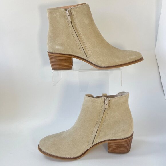 Paul Green Vienna Biscuit Suede Booties Women Ankle Boots Size UK3.5 US6 - Picture 2 of 9